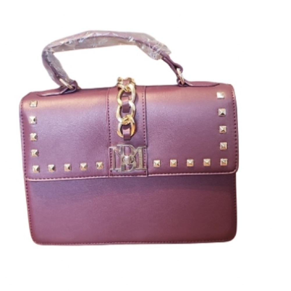 Badgley Mischka Purple Studded Women's Bag